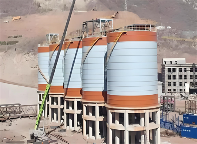 召陵高架钢板仓