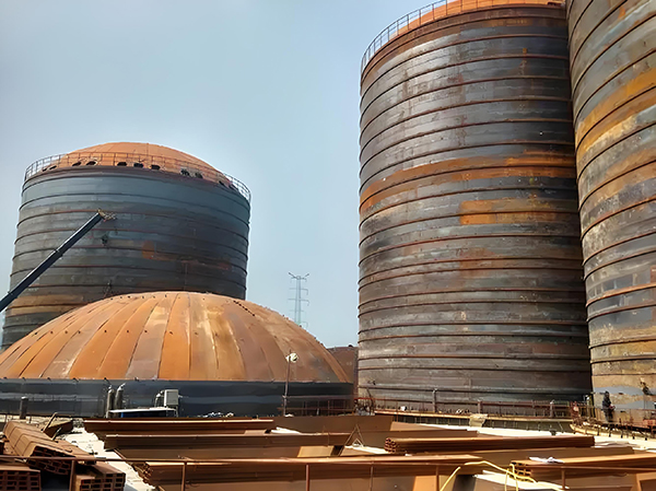 召陵焦粉钢板仓